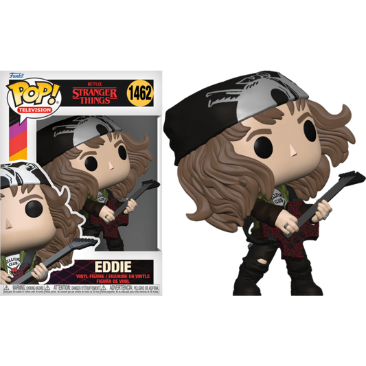 #1462 Eddie with Guitar Stranger Things Television Funko Pop