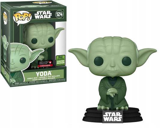 #124 Yoda Dagobah Military Green EMP 2021 SPRING CONVENTION Star Wars Funko Pop