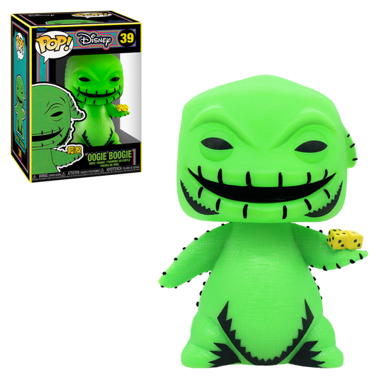 #39 Oogie Boogie Blacklight Nightmare Before Christmas NBC Disney Funko Pop