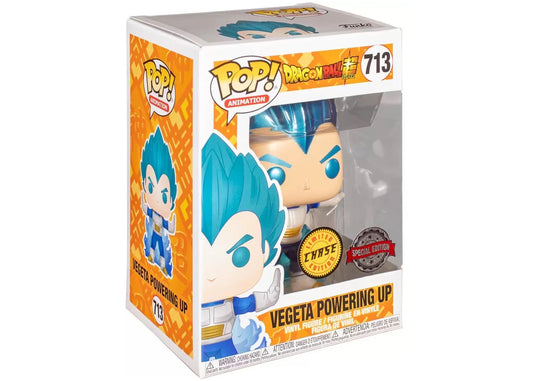 #713 Vegeta Powering Up GLOW DragonBall Z Super DBZ Animation Funko Pop