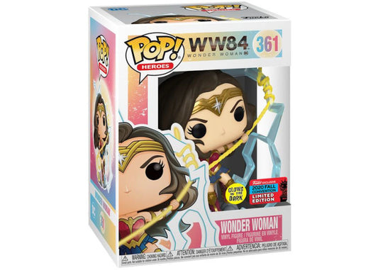 #361 Wonder Woman Lightning GLOW 2020 FALL CONVENTION DC Heroes Funko Pop