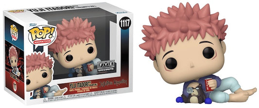 #1117 Yuji Itadori with Tsukamoto Doll FYE Jujutsu Kaisen Animation Funko Pop