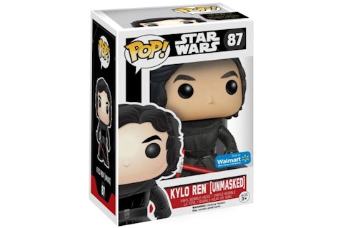 #87 Kylo Ren Unmasked WALMART Star Wars Funko Pop