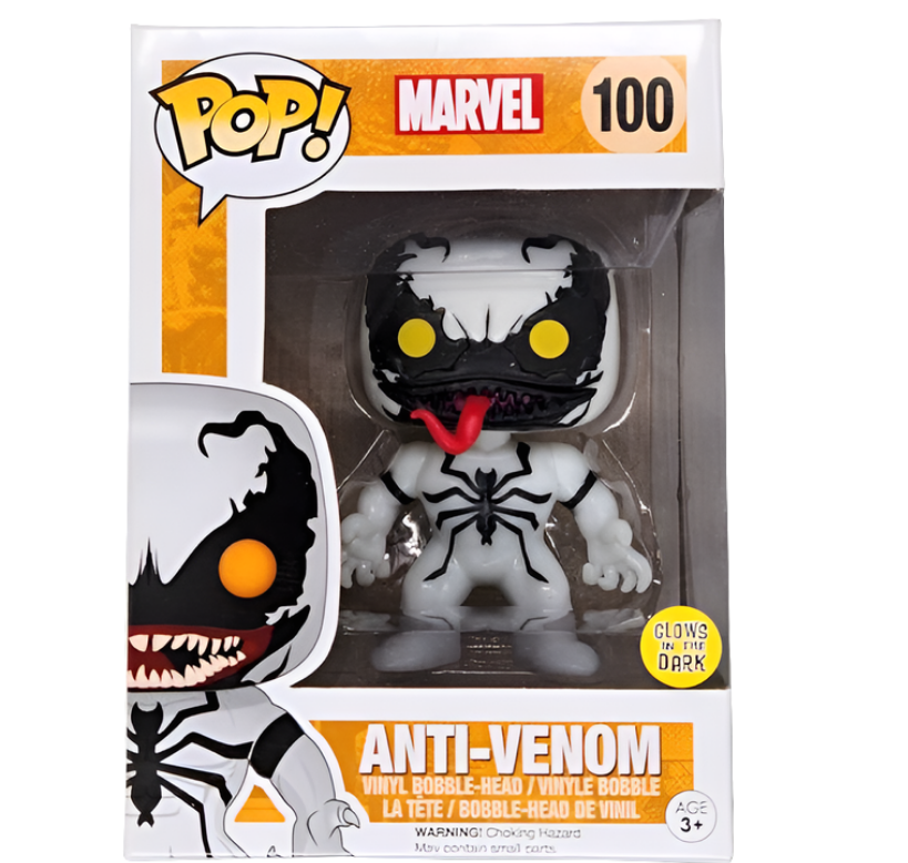 #100 Anti-Venom GLOW Marvel Funko Pop