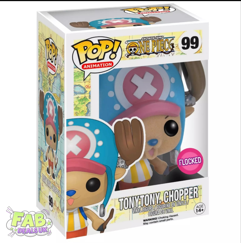 #99 Tony Tony Chopper FLOCKED One Piece Animation Funko Pop