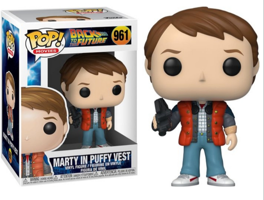 #961 Marty in Puffy Vest Back to the Future Movies Funko Pop