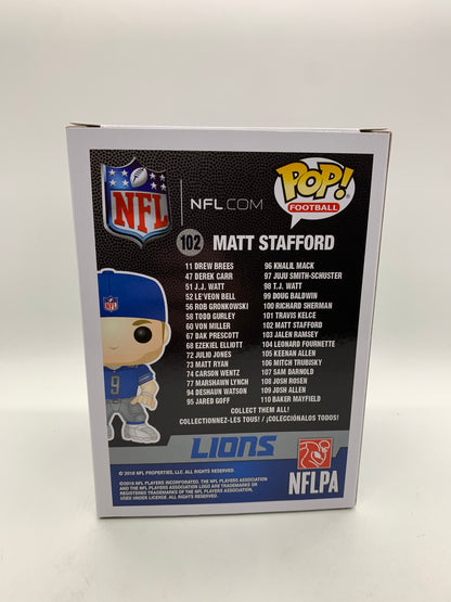 #102 Matt Stafford NFL Lions Football Funko Pop