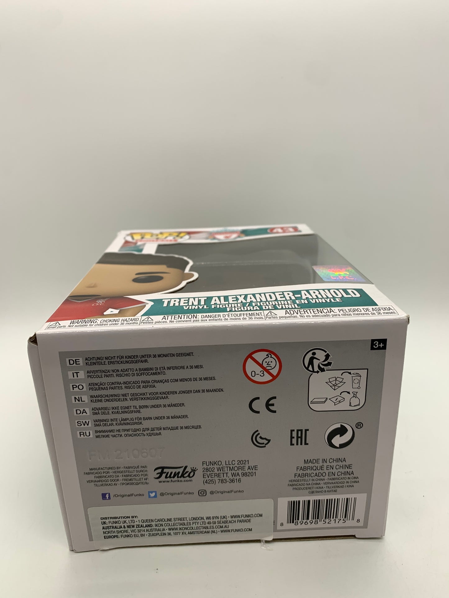 #43 Trent Alexander-Arnold Liverpool FC Football Funko Pop