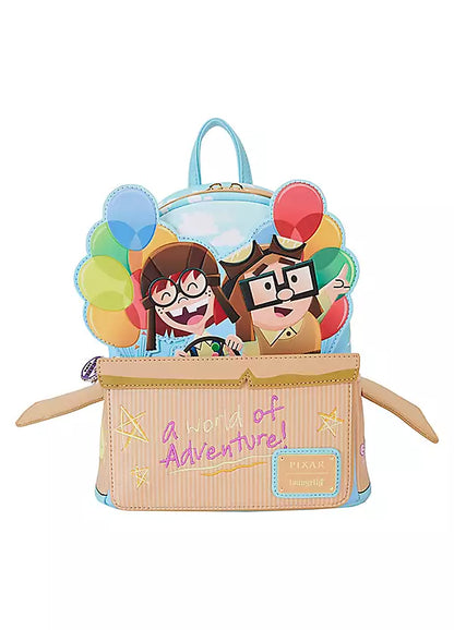 Spirit of Adventure Carl and Ellie Mini Backpack Loungefly Kids Pixar Up 15th Anniversary