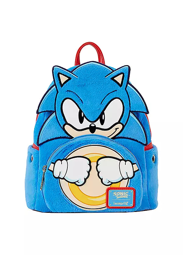 Sonic The Hedgehog Classic Cosplay Sega Loungefly Mini Backpack