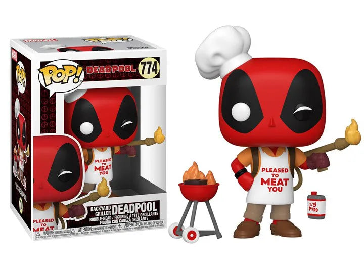 #774 Backyard Griller Deadpool Marvel Funko Pop