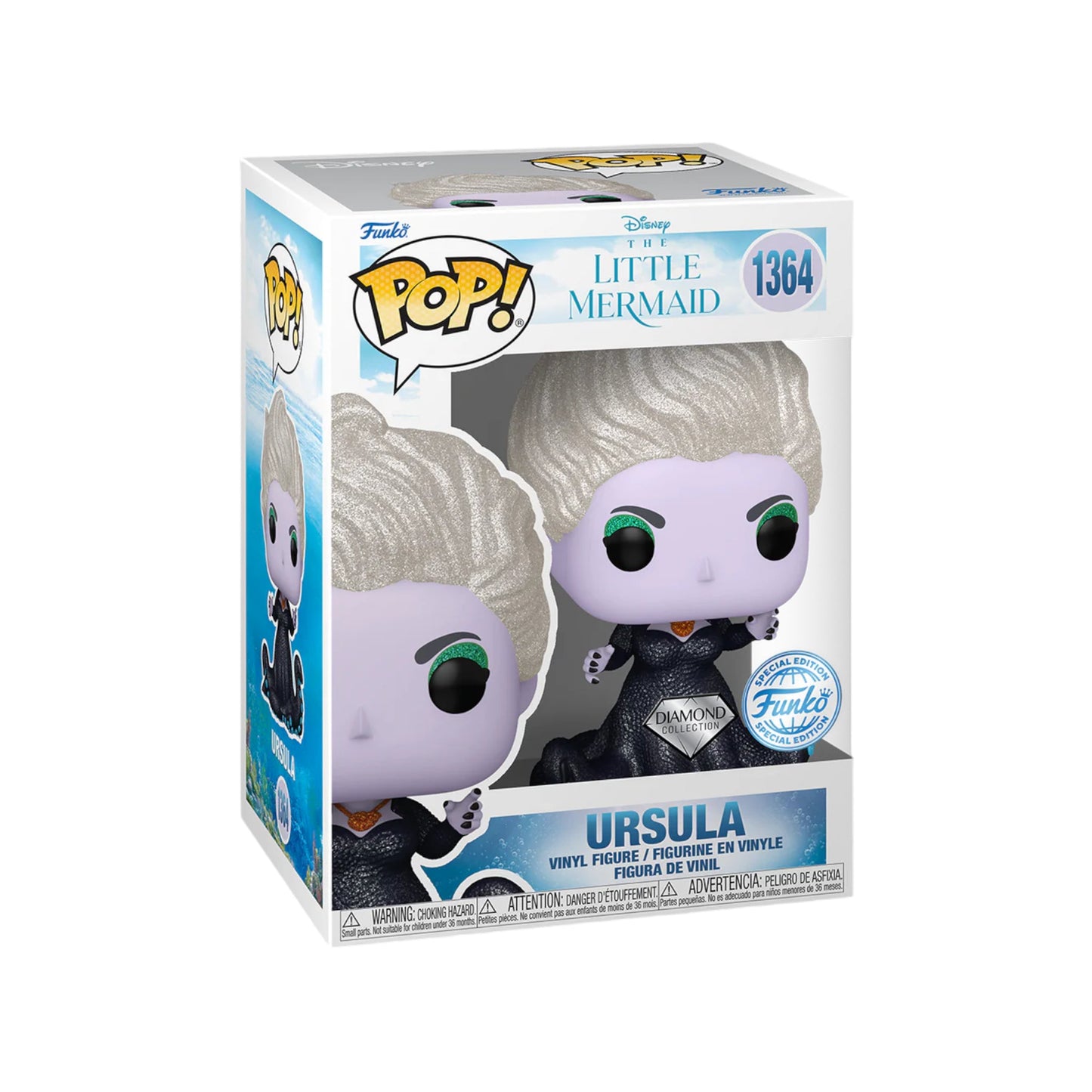 #1364 Ursula DIAMOND Little Marmaid Disney Villains Funko Pop