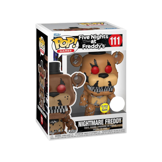 #111 Nightmare Freddy GLOW Five Nights at Freddy's FNAF Games Funko Pop