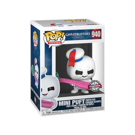 #940 Mini Puft with Ice Cream Scoop Ghostbusters Afterlife Movies Funko Pop