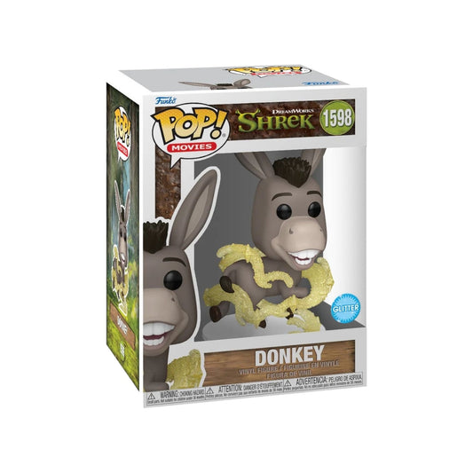 #1598 Donkey GLITTER Shrek Movies Funko Pop