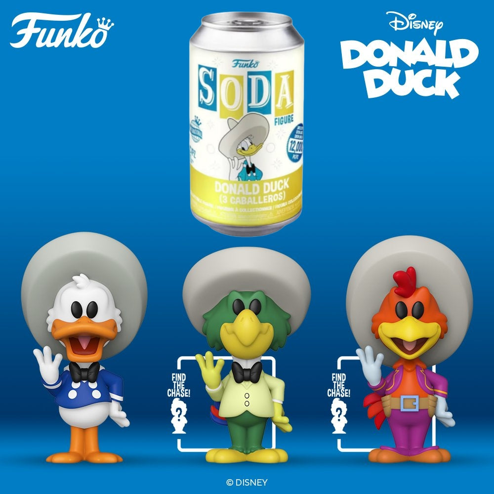 Donald Duck 3 Caballeros Funko Soda International 12,000 PC LE CHANCE OF CHASE!