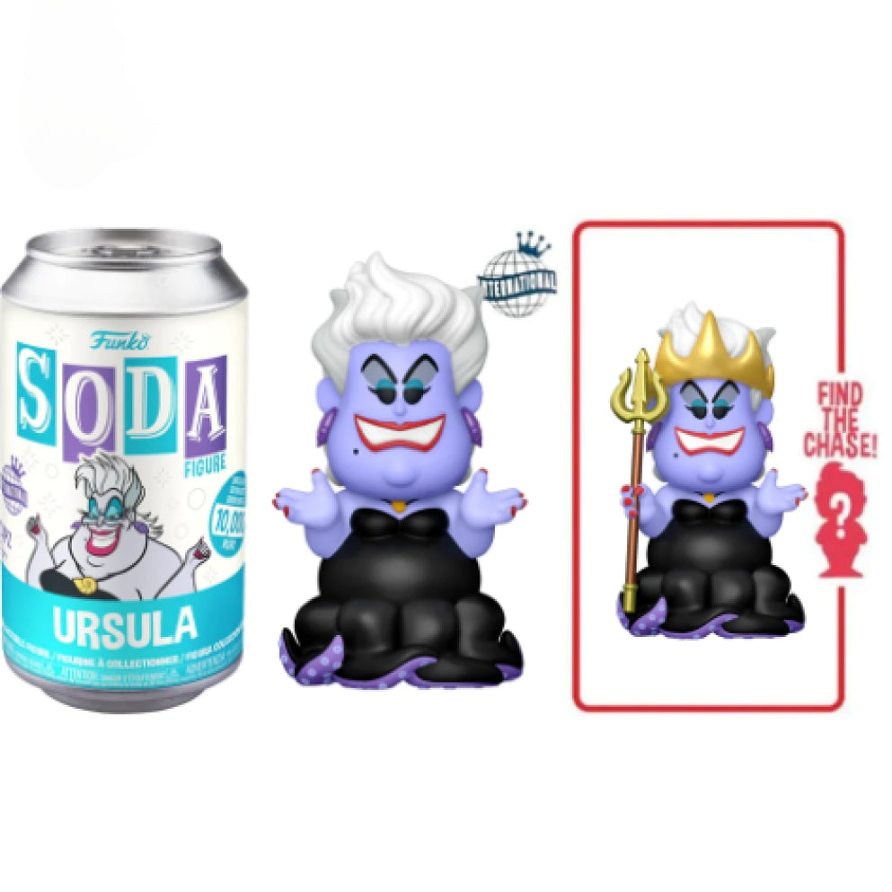 Ursula Little Mermaid Disney Funko Soda International 10,000 PC LE CHANCE OF CHASE!