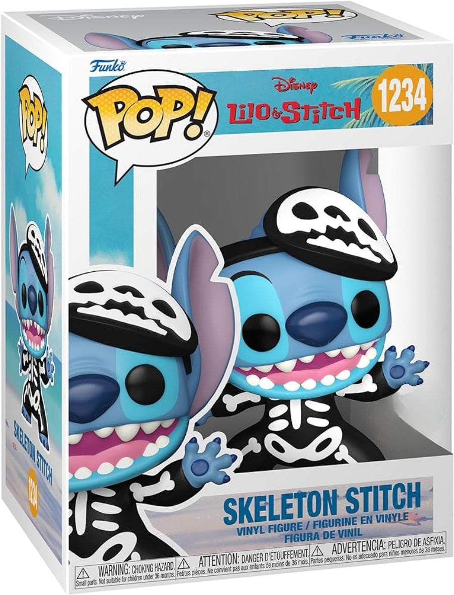 #1234 Skeleton Stitch Lilo and Stitch Disney Funko Pop