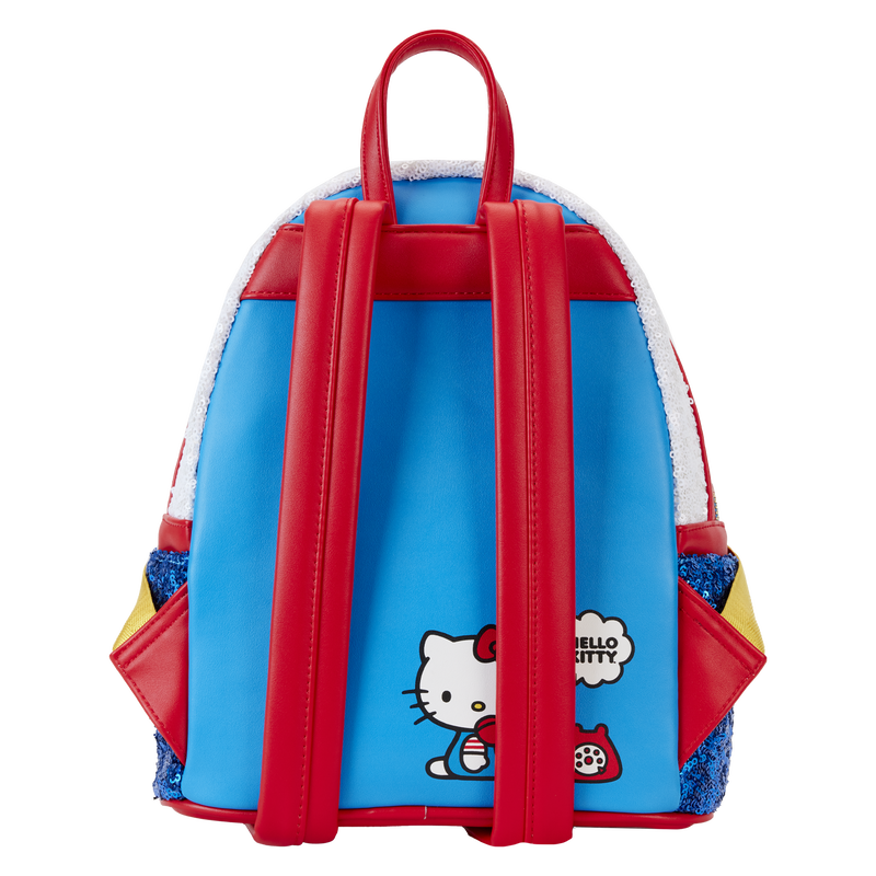 Sanrio Exclusive Hello Kitty 50th Anniversary Phone Sequin Cosplay Mini Backpack Loungefly