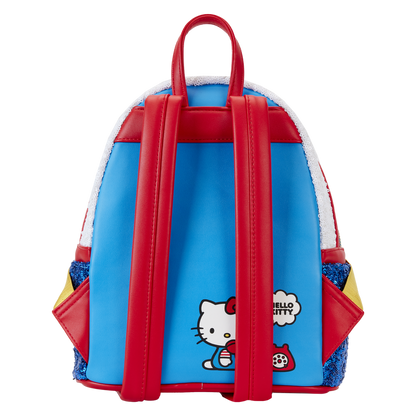 Sanrio Exclusive Hello Kitty 50th Anniversary Phone Sequin Cosplay Mini Backpack Loungefly