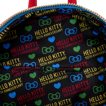 Sanrio Exclusive Hello Kitty 50th Anniversary Phone Sequin Cosplay Mini Backpack Loungefly