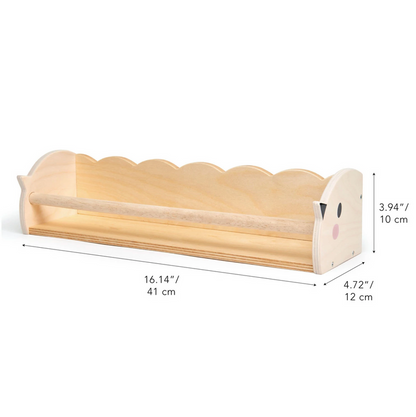 Small Birdie Shelf Wooden Bookshelf Tender Leaf Toys