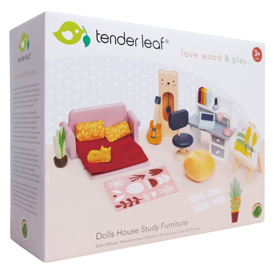 Study Furniture for Dolls House Tender Leaf Toys 1:12 Scale