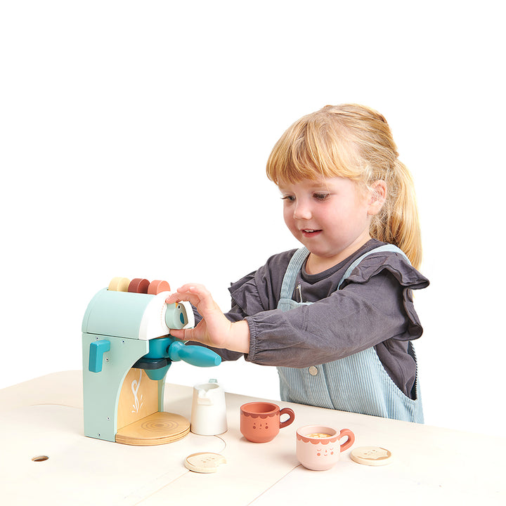 Babycinno Maker Coffee Machine Play Food Tender Leaf Toys