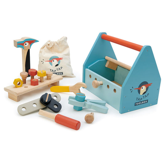 Tap Tap Tool Box Wooden Tools Tender Leaf Toys