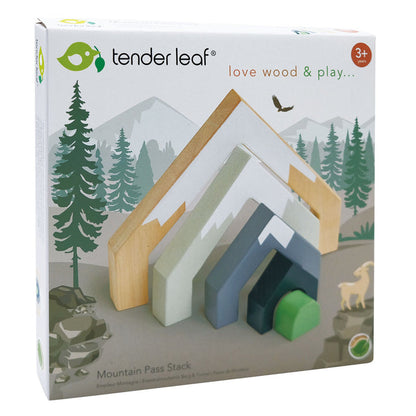 Mountain Pass Stack Wooden Stacking Toy Tender Leaf Toys