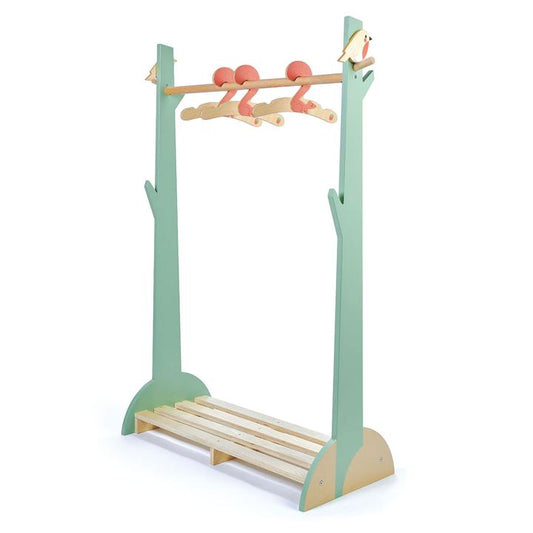 Forest Clothes Rail Wooden Tender Leaf Toys Dress Up Furniture