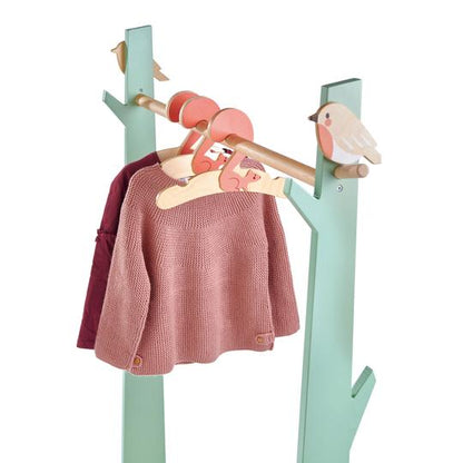 Forest Clothes Rail Wooden Tender Leaf Toys Dress Up Furniture