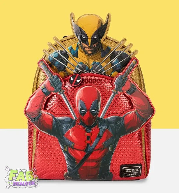 Deadpool and Wolverine Marvel Loungefly Mini Backpack