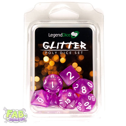Clamshell Dice Pack - Glitter
