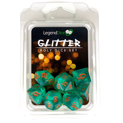 Clamshell Dice Pack - Glitter