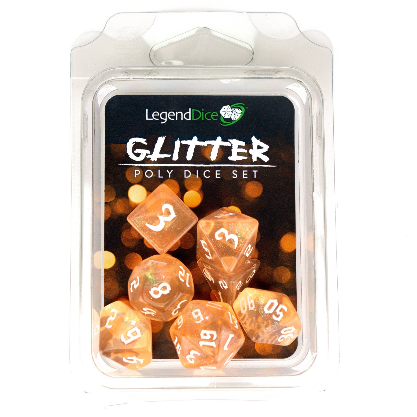 Clamshell Dice Pack - Glitter