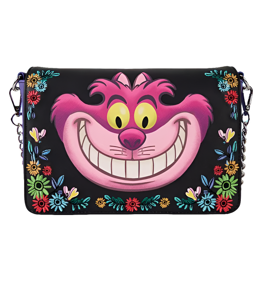 Cheshire Cat Alice in Wonderland Disney Crossbody Loungefly Handbag