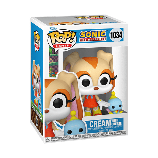 #1034 Cream With Cheese Sonic The Hedgehog Games Funko Pop