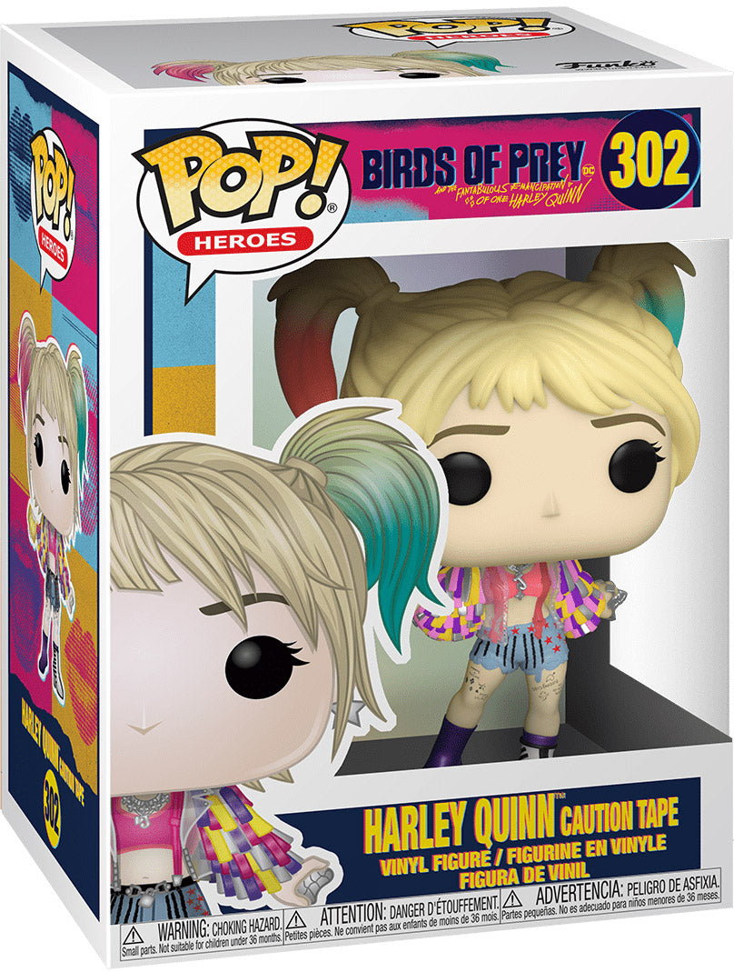 #302 Harley Quinn Caution Tape Birds of Prey DC Heroes Funko Pop