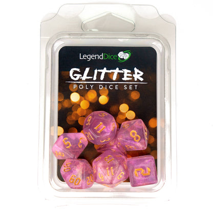 Clamshell Dice Pack - Glitter