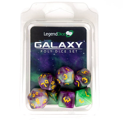 Clamshell Dice Pack - Galaxy