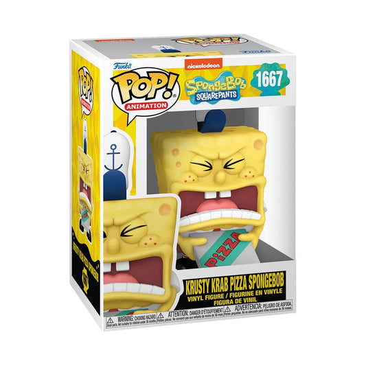 #1667 Krusty Krab Pizza Spongebob Squarepants Animation Funko Pop