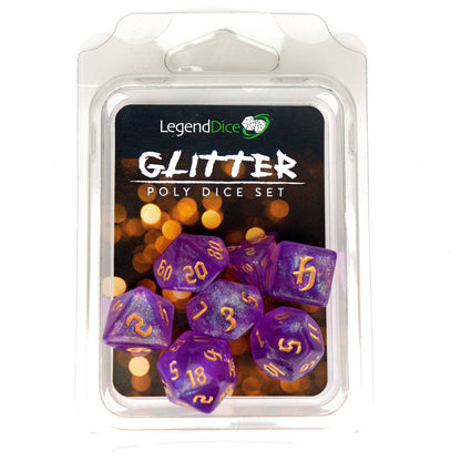 Clamshell Dice Pack - Glitter