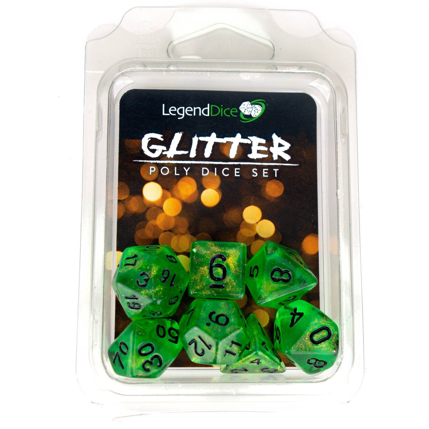 Clamshell Dice Pack - Glitter