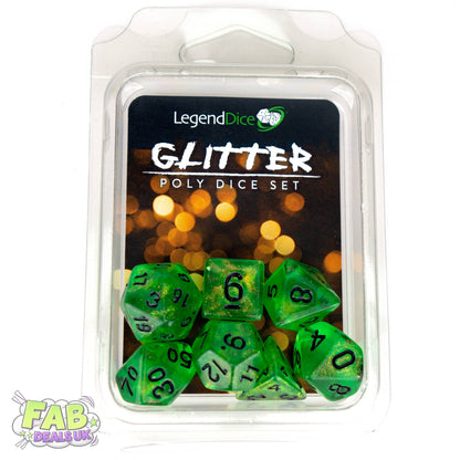 Clamshell Dice Pack - Glitter