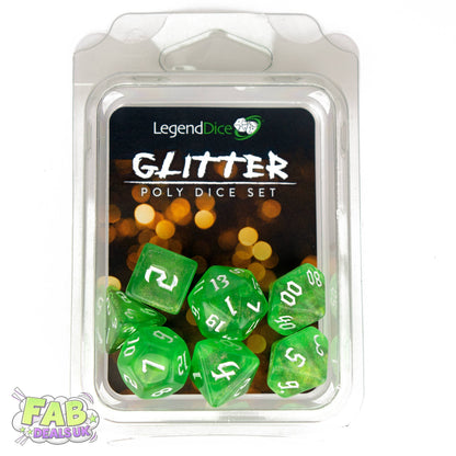 Clamshell Dice Pack - Glitter