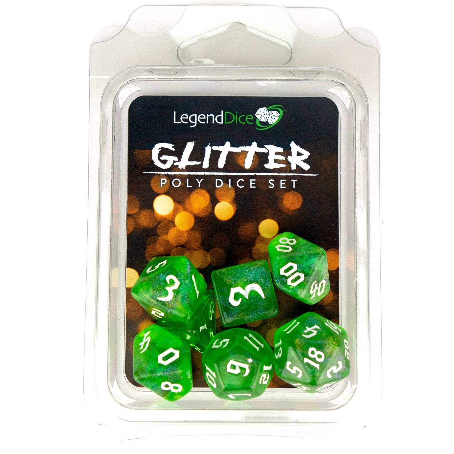 Clamshell Dice Pack - Glitter