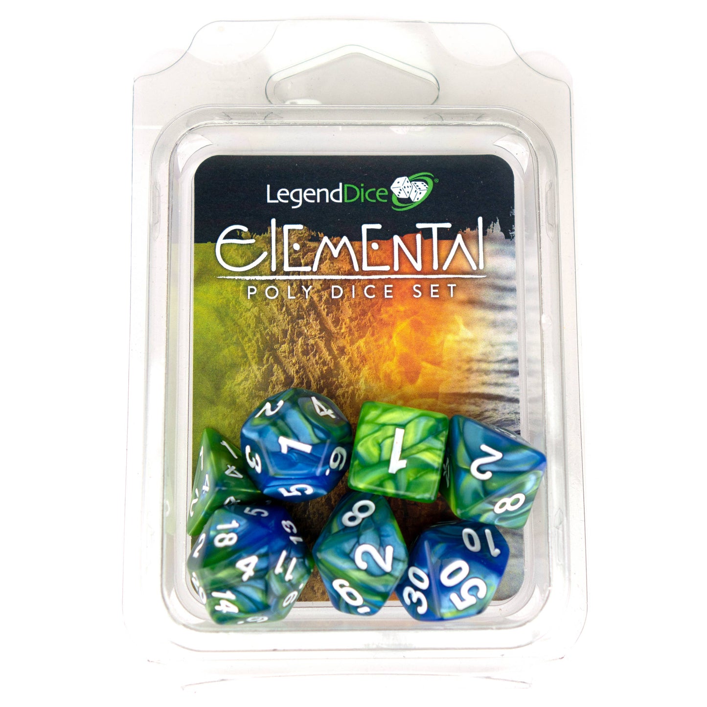 Clamshell Dice Pack - Elemental