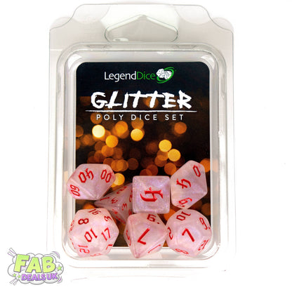 Clamshell Dice Pack - Glitter
