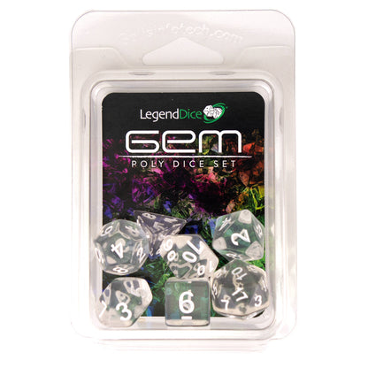 Clamshell Dice Display Pack - Gem